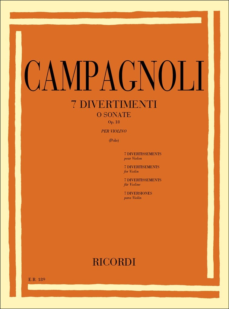 7 Divertimenti O Sonate Opus 18